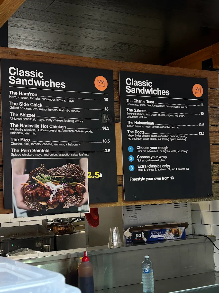 Menu, Brooklyn Bridge Deli