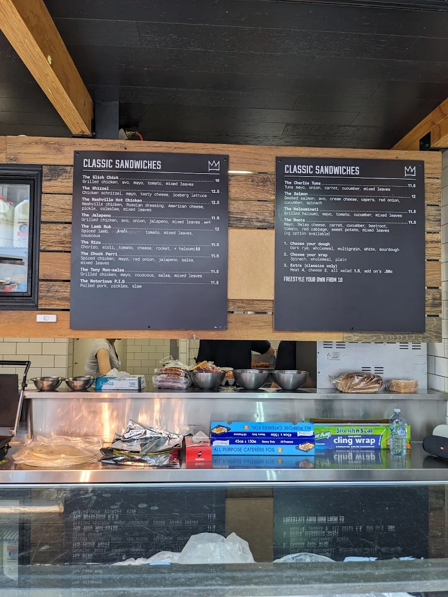Menu, Brooklyn Bridge Deli