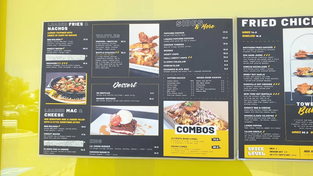 Menu, Chimek Southern River