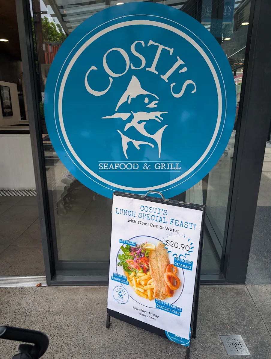 Menu, Costi’s Seafood and Grill