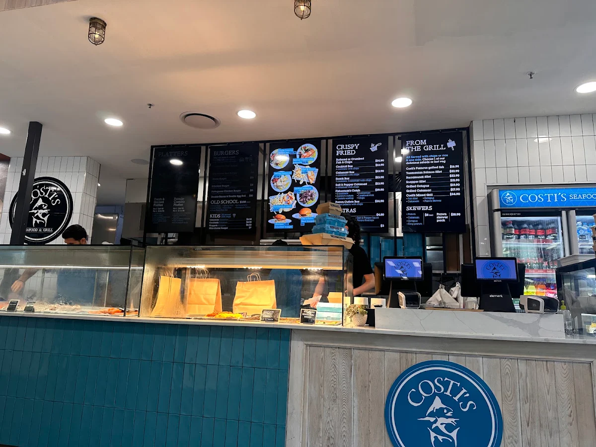 Menu, Costi’s Seafood and Grill