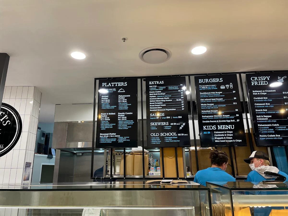 Menu, Costi’s Seafood and Grill