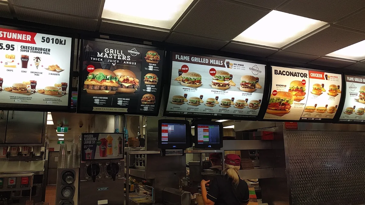 Menu, Hungry Jack's Burgers Bull Creek