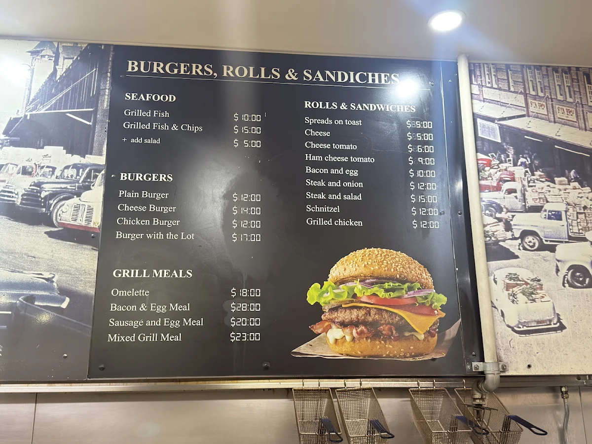 Menu, Ella Cafe