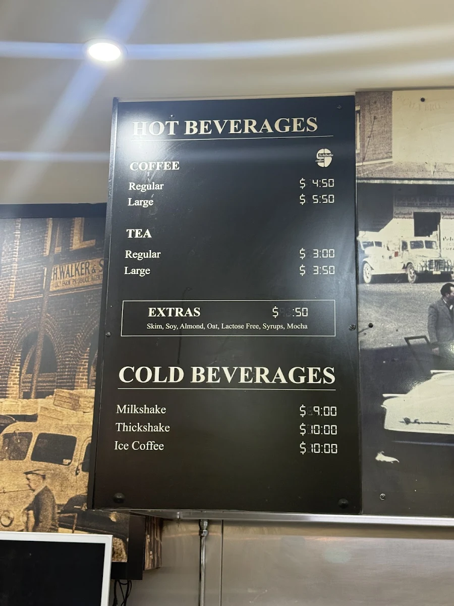 Menu, Ella Cafe