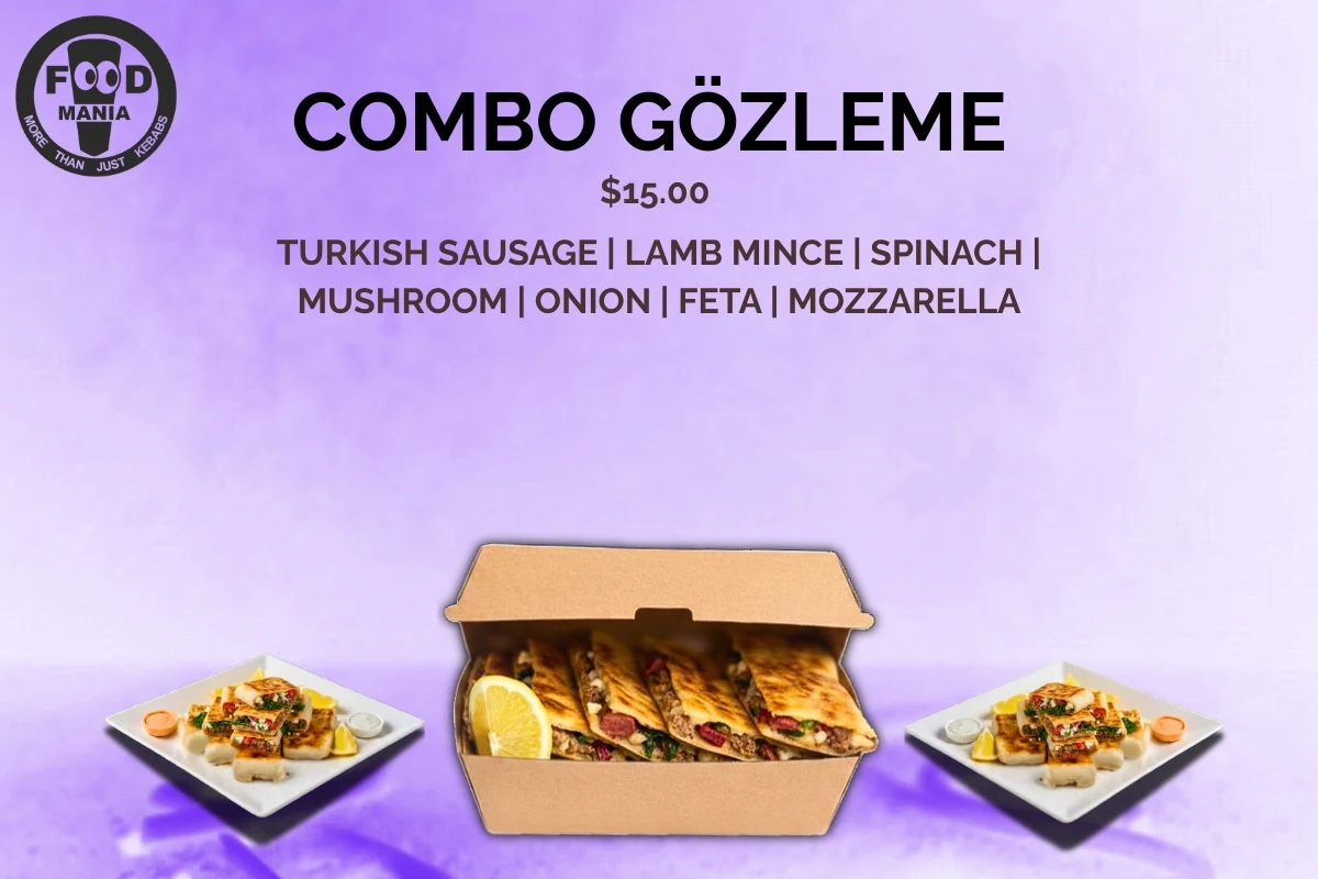 Menu, Food Mania Kebab House