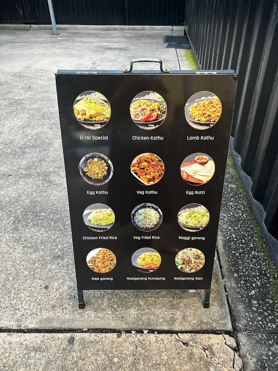 Menu, El Roi Kothu Corner