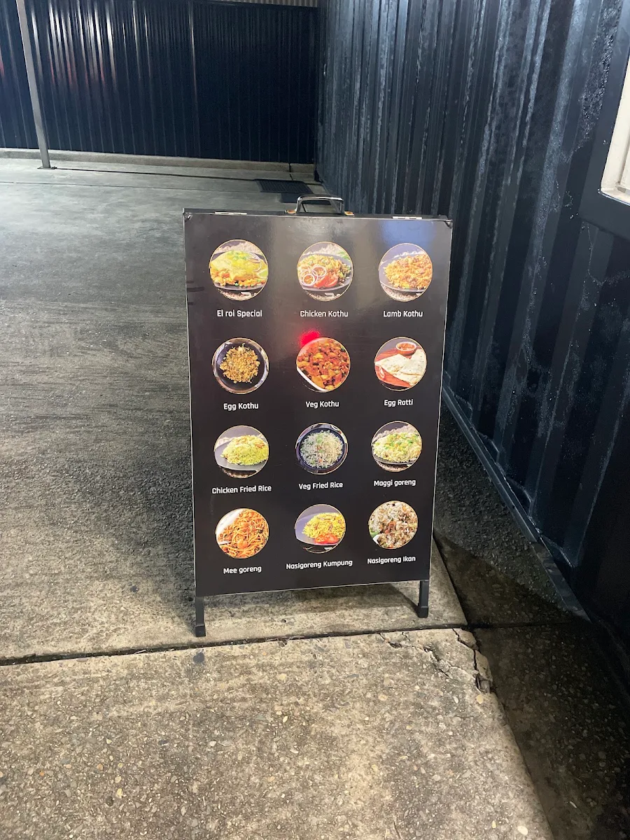 Menu, El Roi Kothu Corner