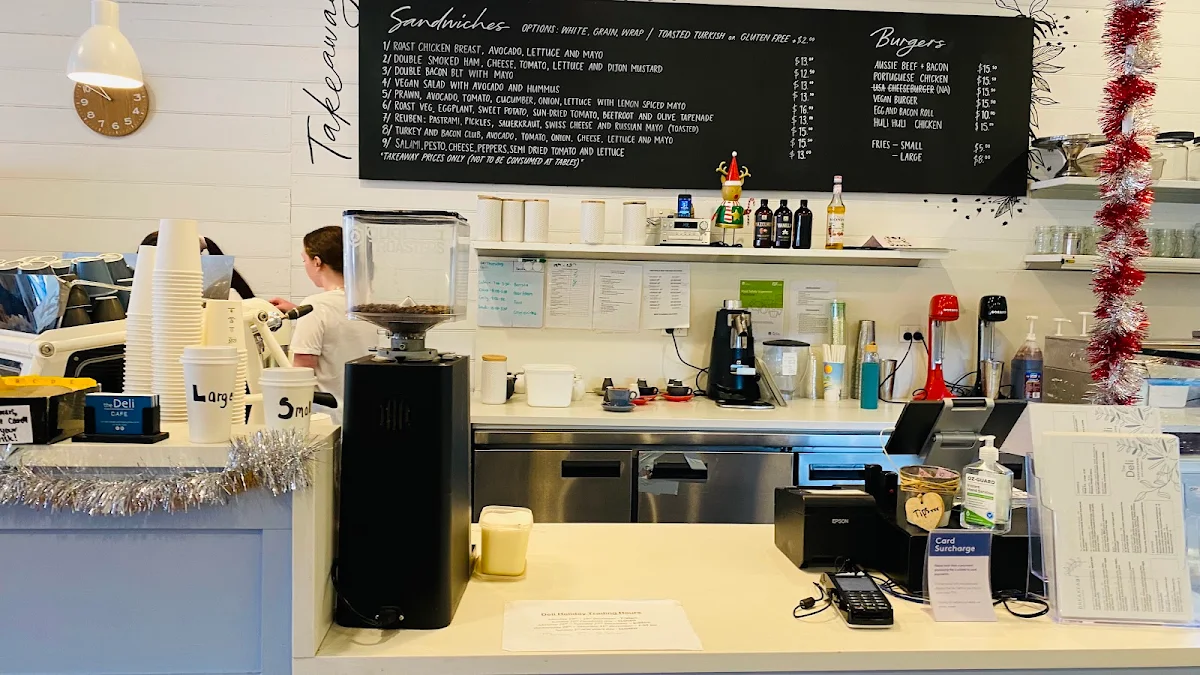 Menu, The Deli
