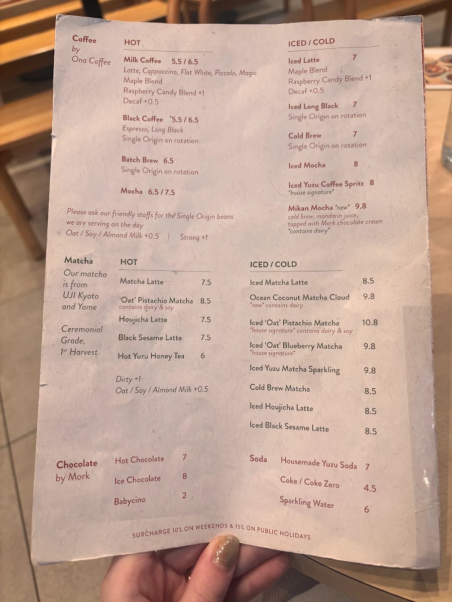 Menu, KOMBU QVM