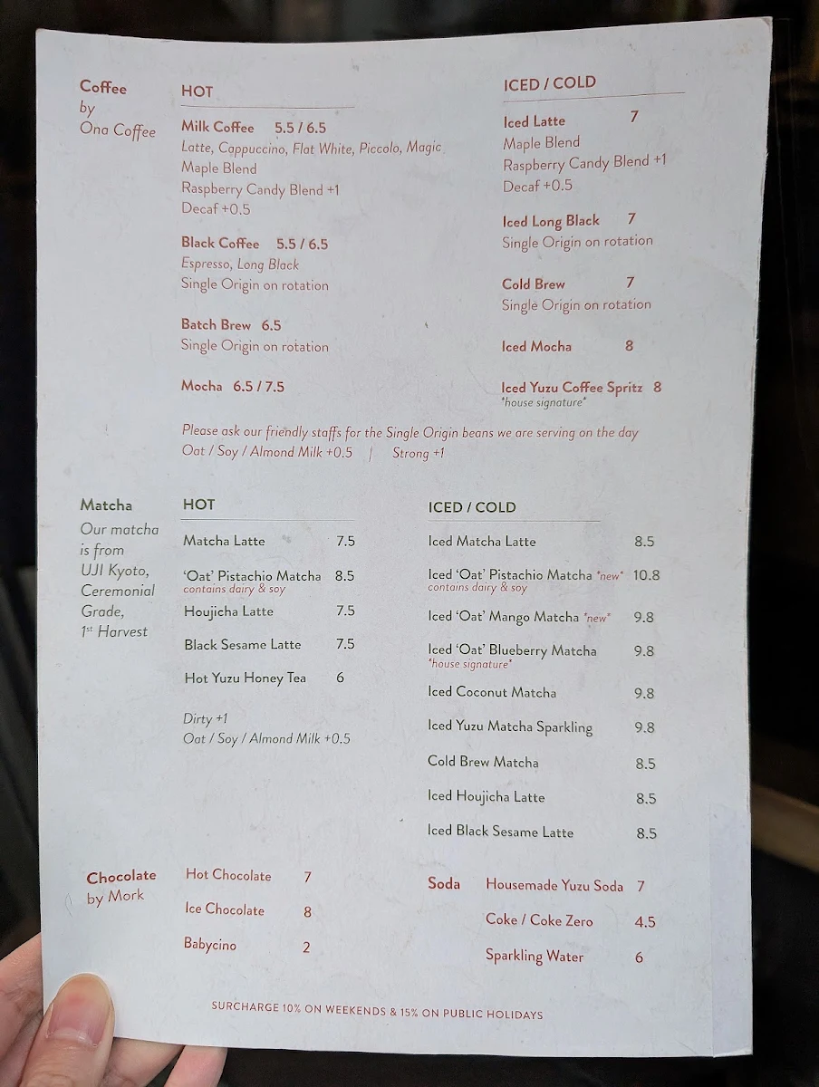 Menu, KOMBU QVM