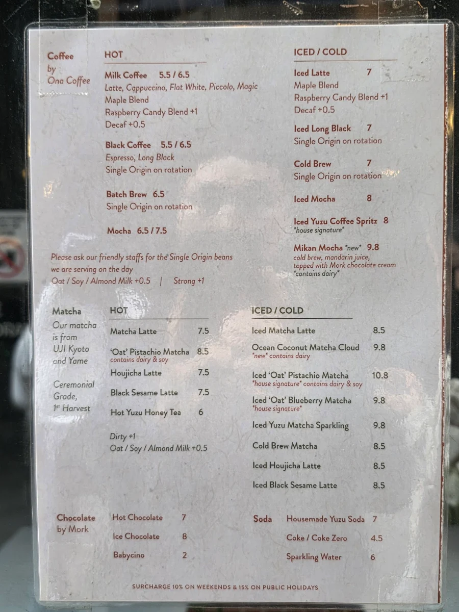 Menu, KOMBU QVM