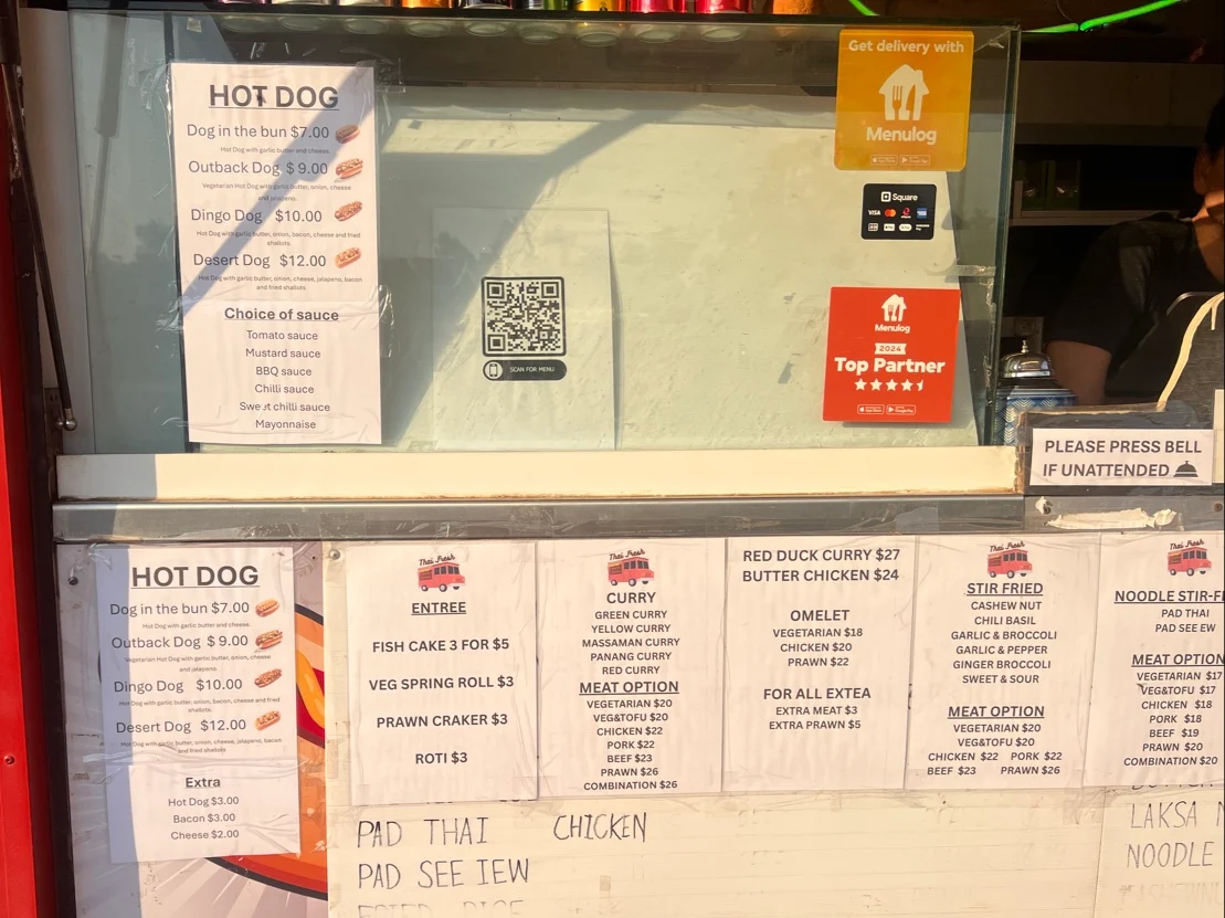Menu, Desert Dawgs