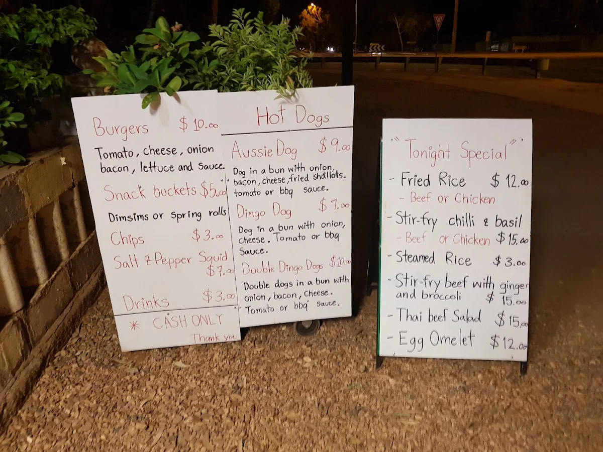 Menu, Desert Dawgs