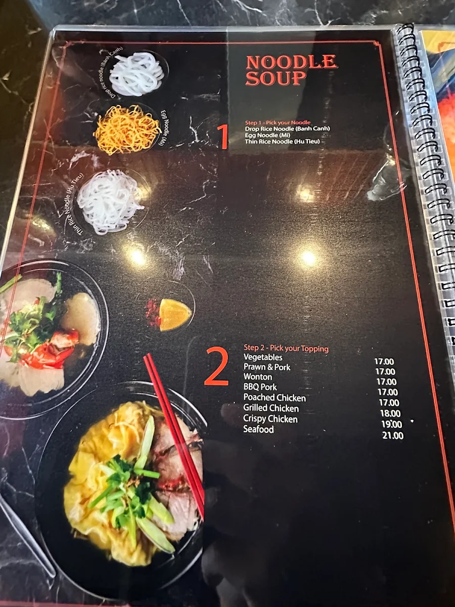 Menu, Vinh Long 2
