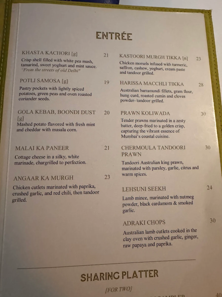 Menu, Delhi 'O' Delhi Indian Restaurant