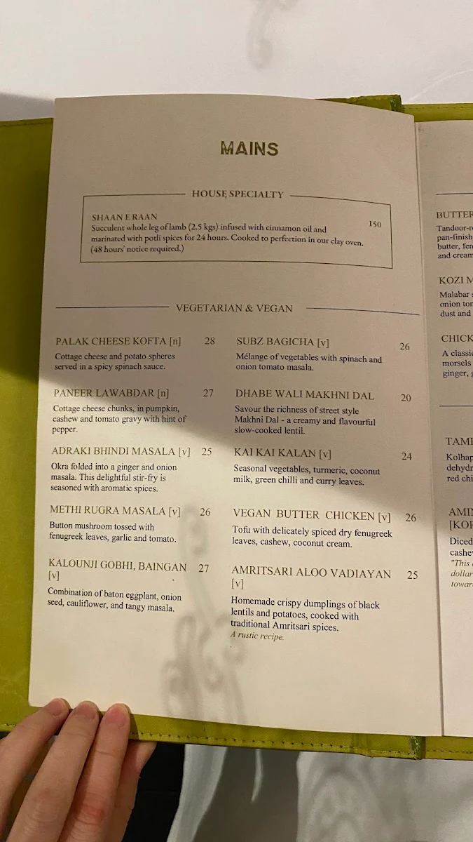 Menu, Delhi 'O' Delhi Indian Restaurant