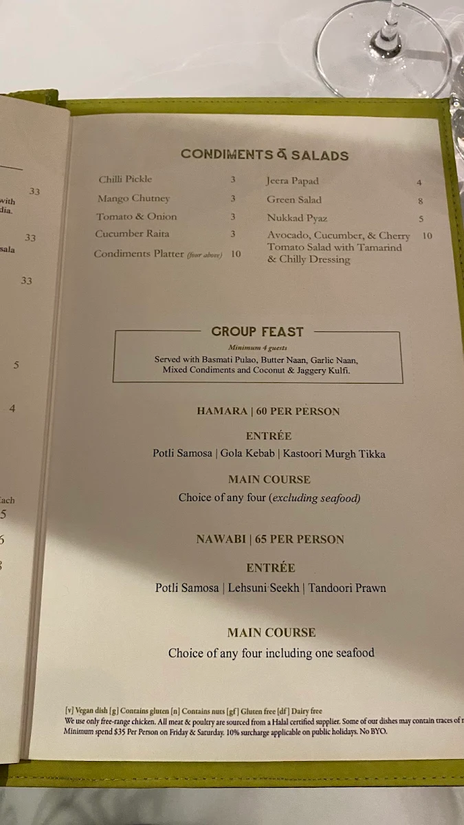 Menu, Delhi 'O' Delhi Indian Restaurant