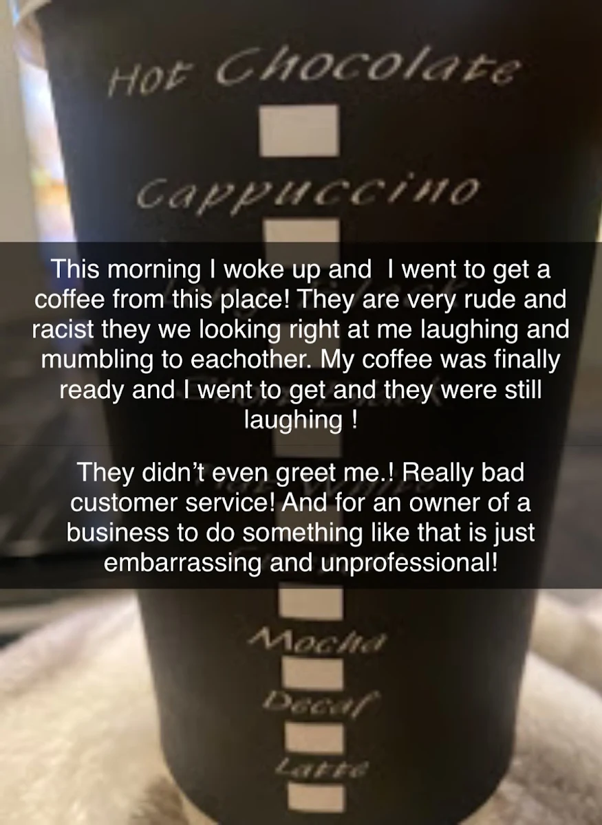 Menu, The Roasted Coffee Bean