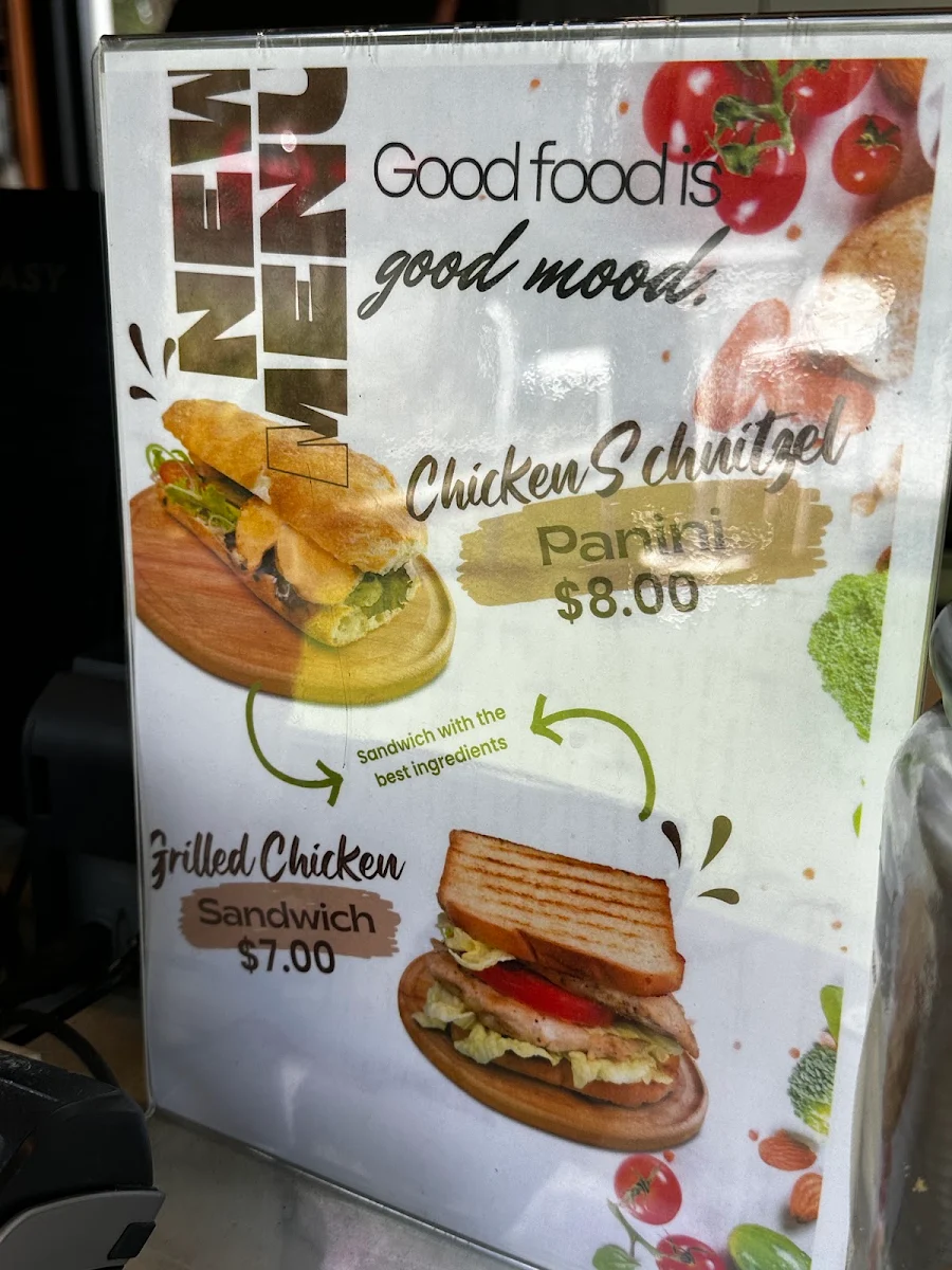 Menu, The Shack