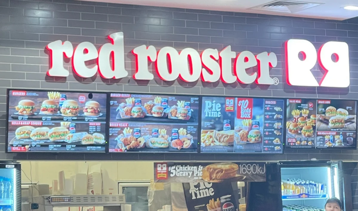 Menu, Red Rooster Chermside Foodcourt