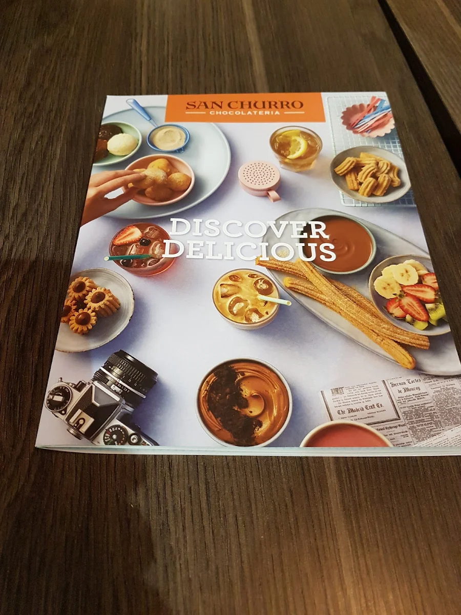 Menu, San Churro Bankstown