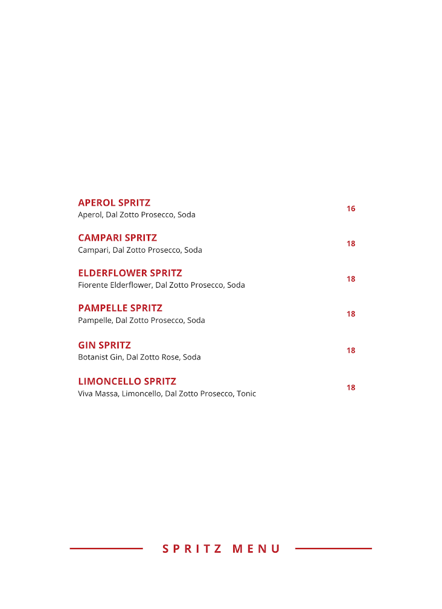 Menu, Maeve Fox