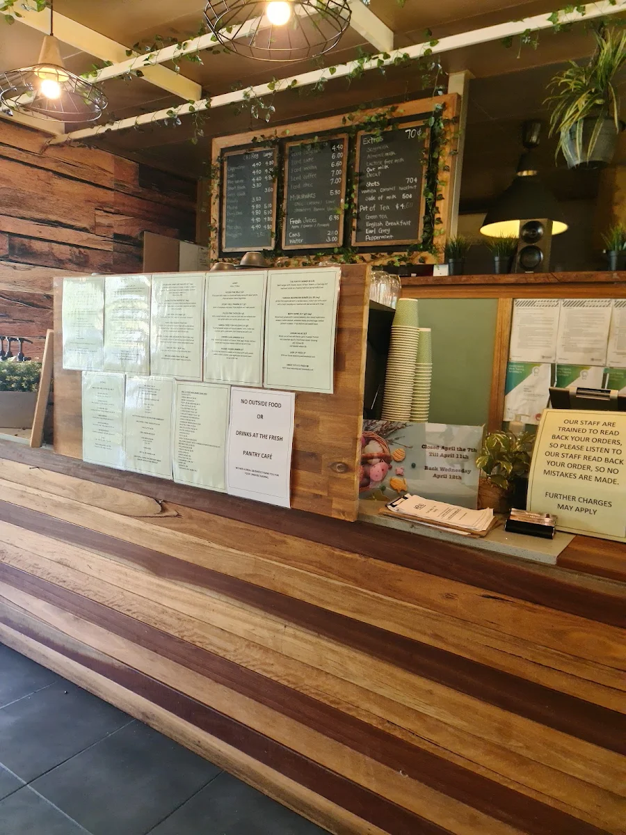 Menu, The Fresh Pantry