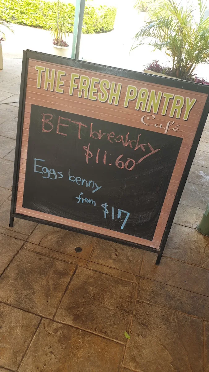 Menu, The Fresh Pantry