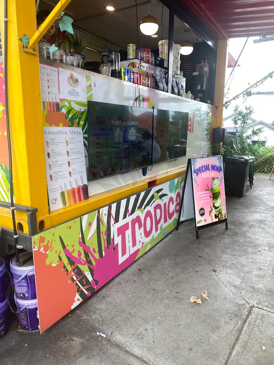 Menu, Tropical Açai Sydney