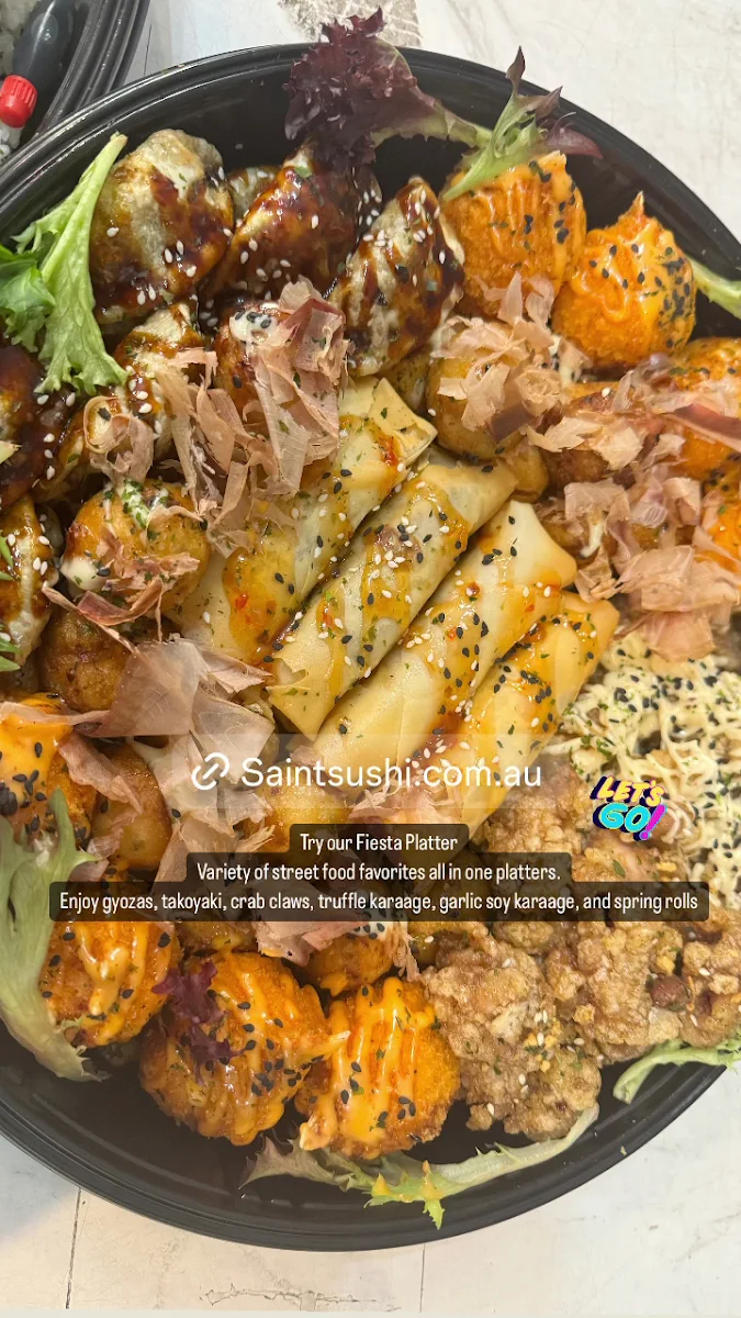 Menu, Saint Sushi