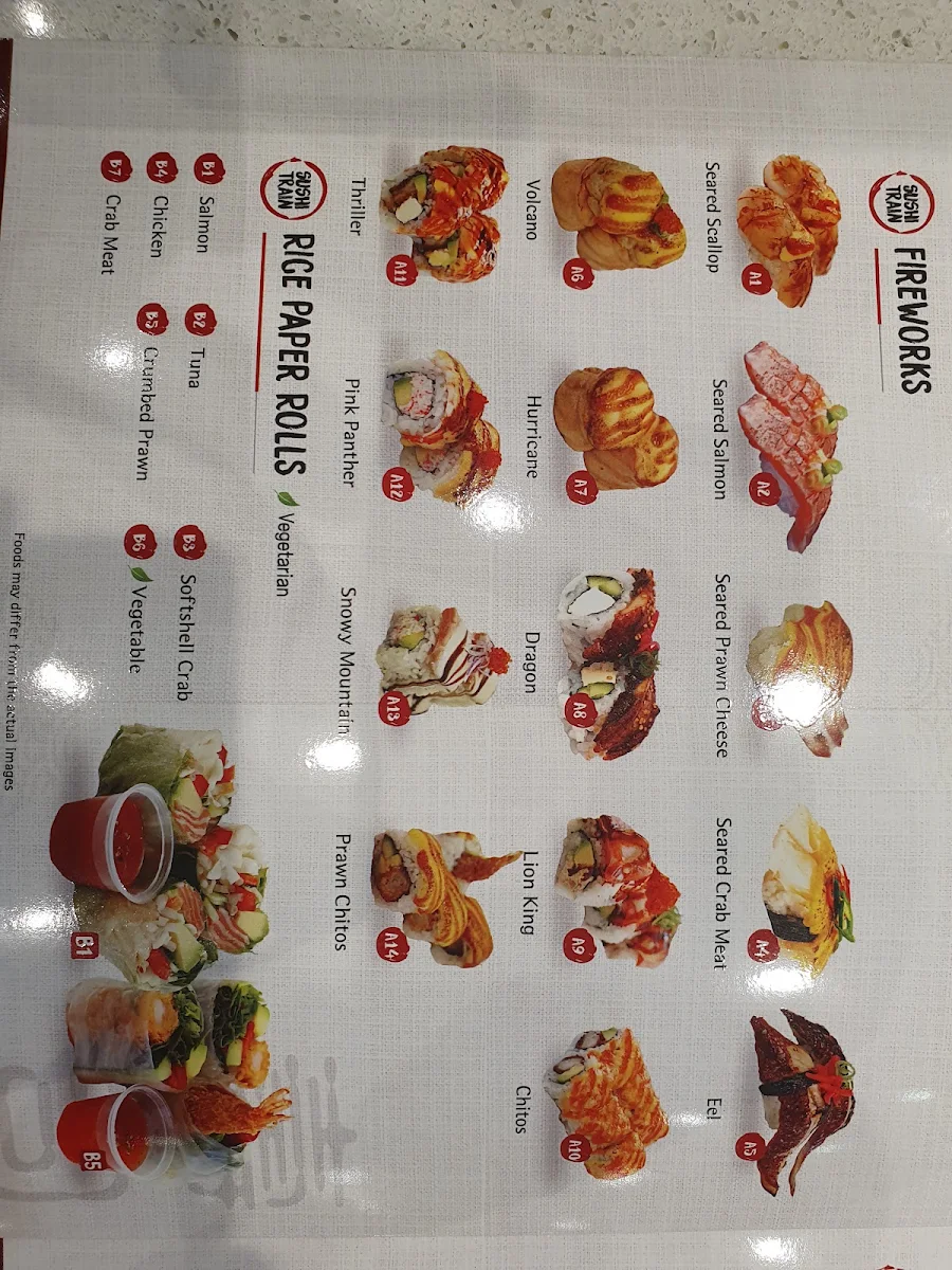 Menu, Sushi Dami