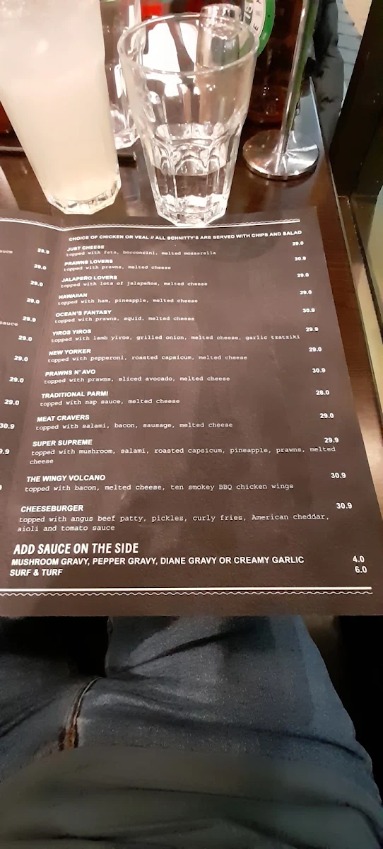 Menu, San Marino Cafe Ristorante