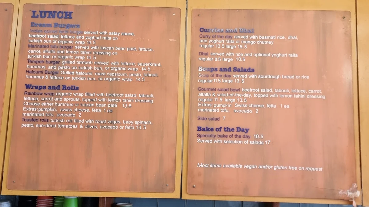 Menu, My Rainbow-Dreams.