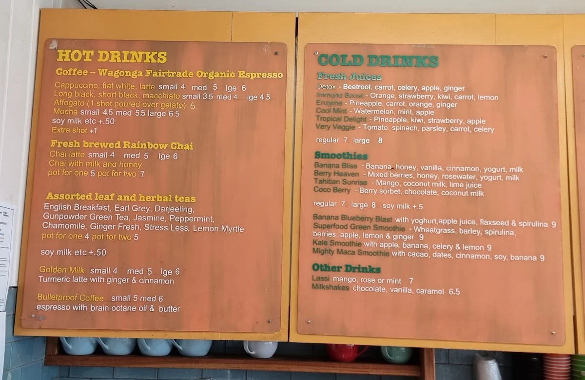 Menu, My Rainbow-Dreams.
