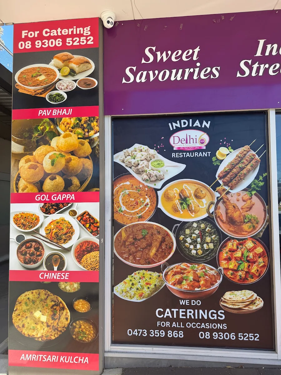 Menu, Delhi6 Sweets & Savouries - Indian Restaurant in Wanneroo