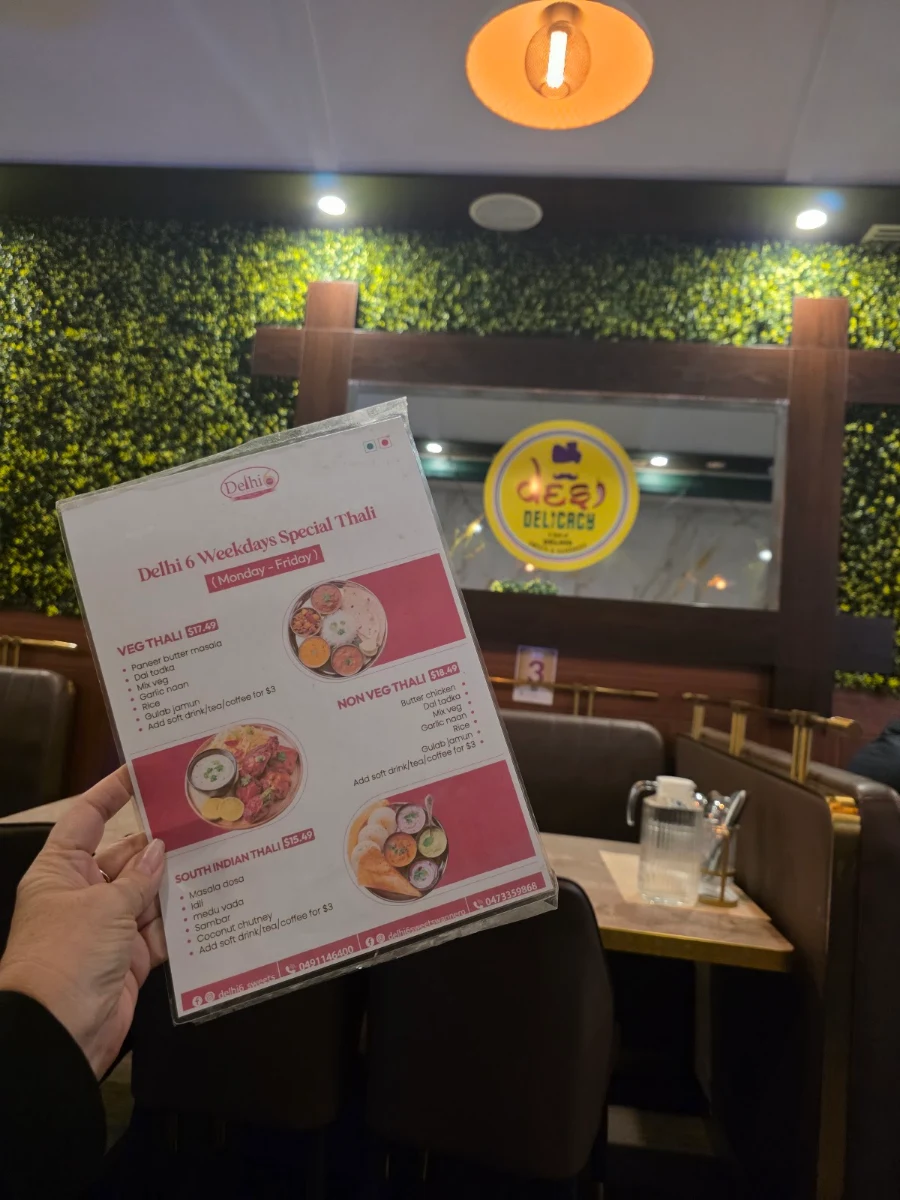 Menu, Delhi6 Sweets & Savouries - Indian Restaurant in Wanneroo