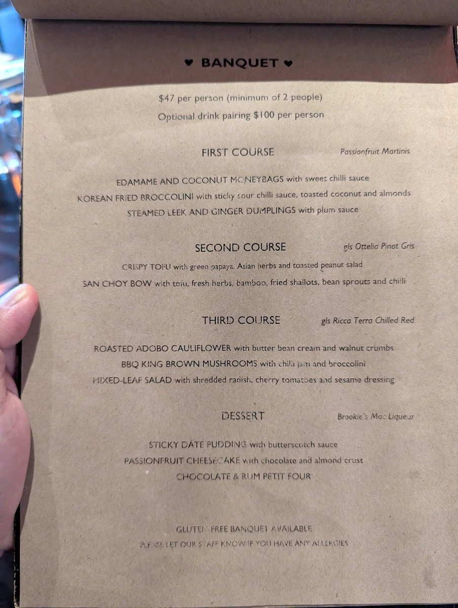 Menu, Yulli's