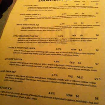 Menu, Archive