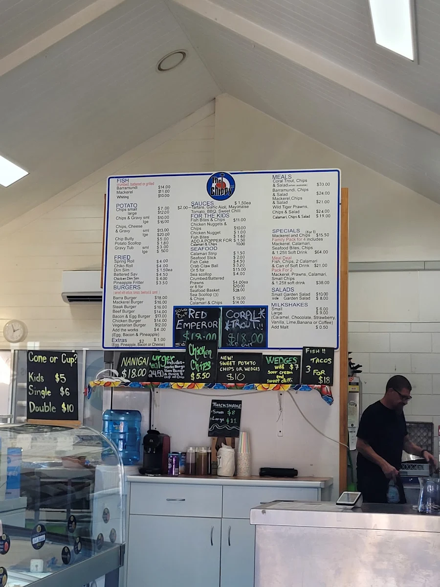 Menu, The Chippy No. 1