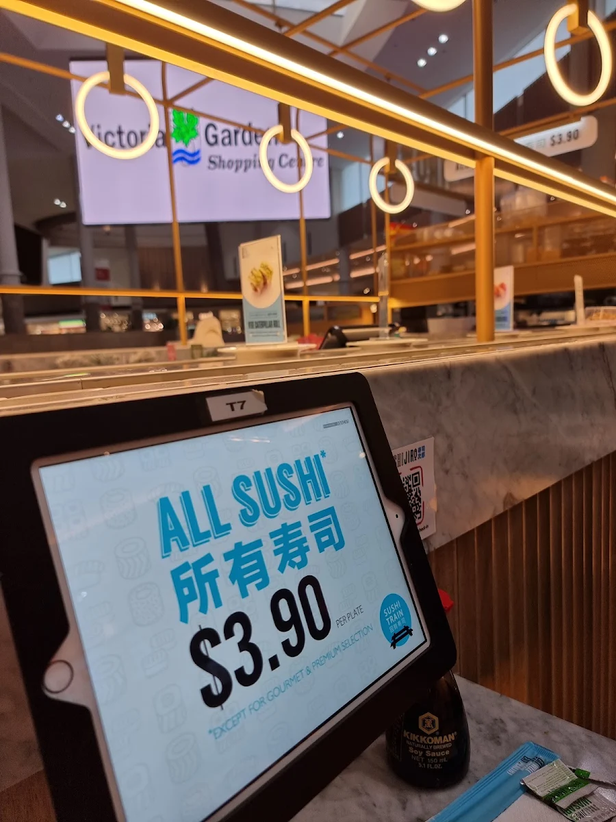 Menu, Sushi Jiro Victoria Gardens