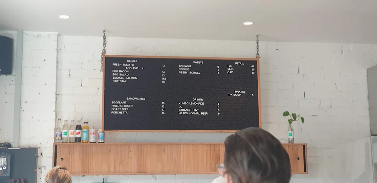 Menu, Whiplash Cafe