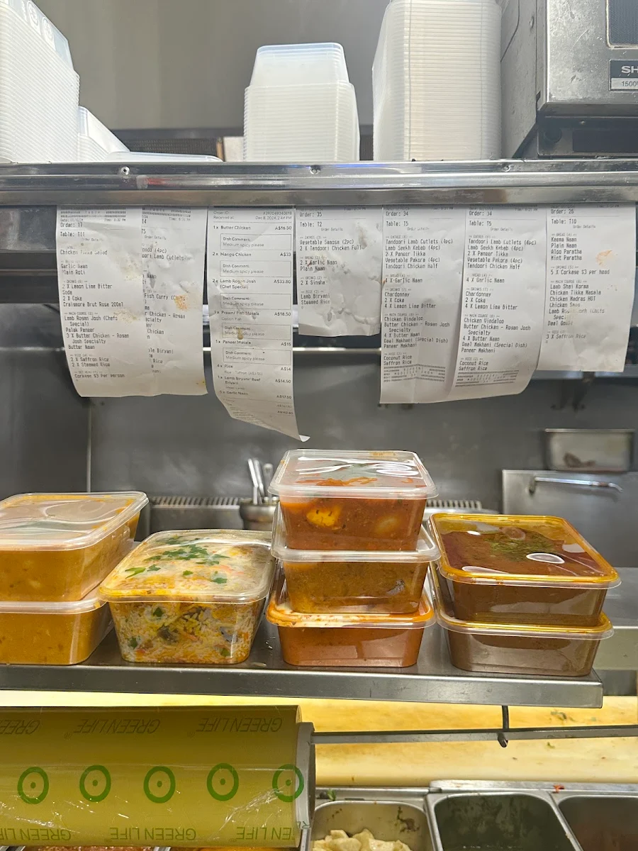 Menu, Indian Rogan Josh - Ferntree Gully