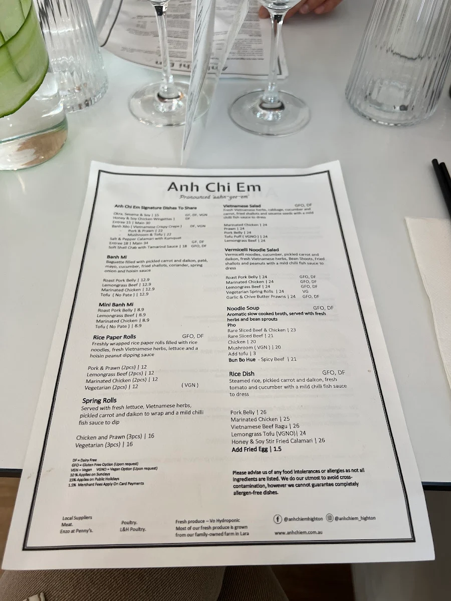 Menu photo 1