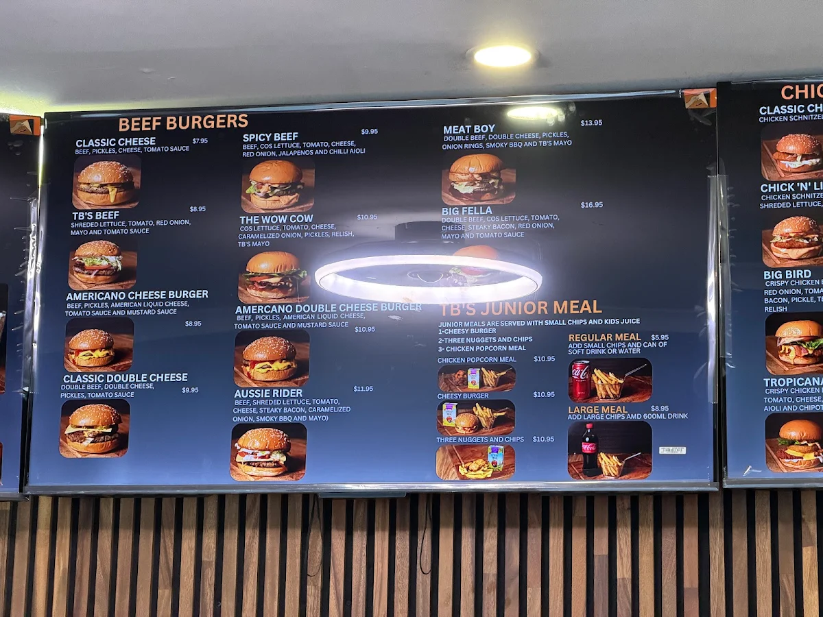 Menu, Thick Buns Annerley