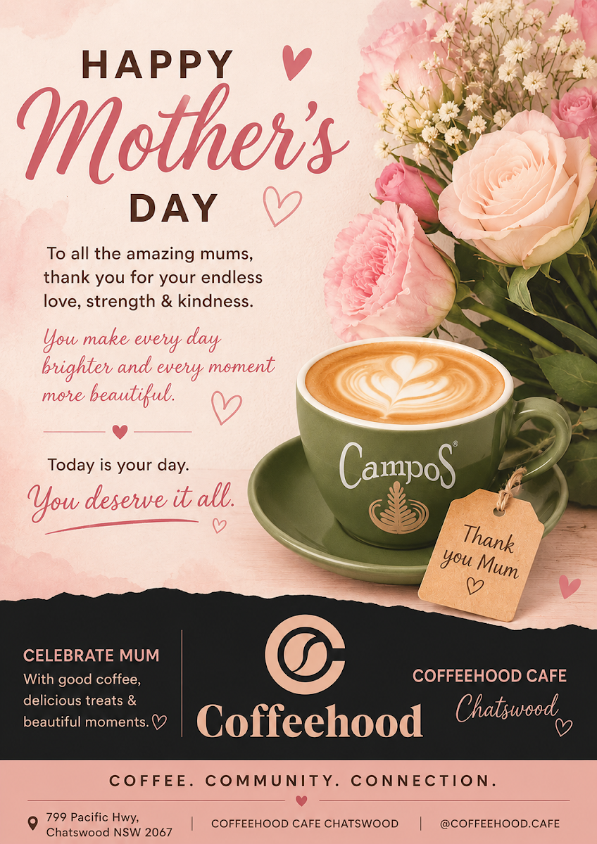 Menu, Coffeehood Cafe