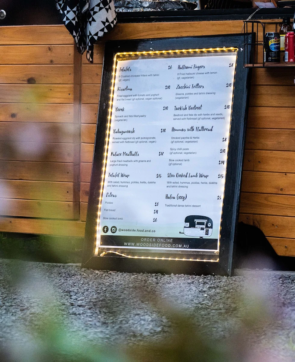 Menu, Woodside Food & Co | Food Truck & Catering | Ballarat