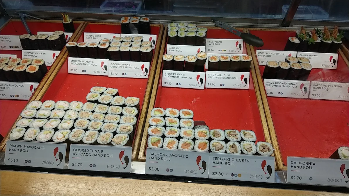 Menu, Sushi Sushi Watergarden