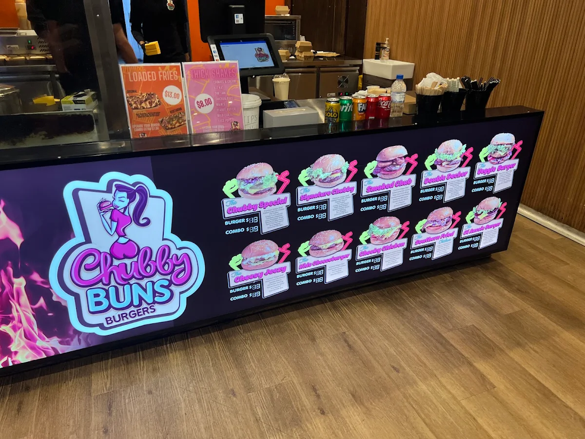 Menu, Chubby Buns Burgers Croydon Park
