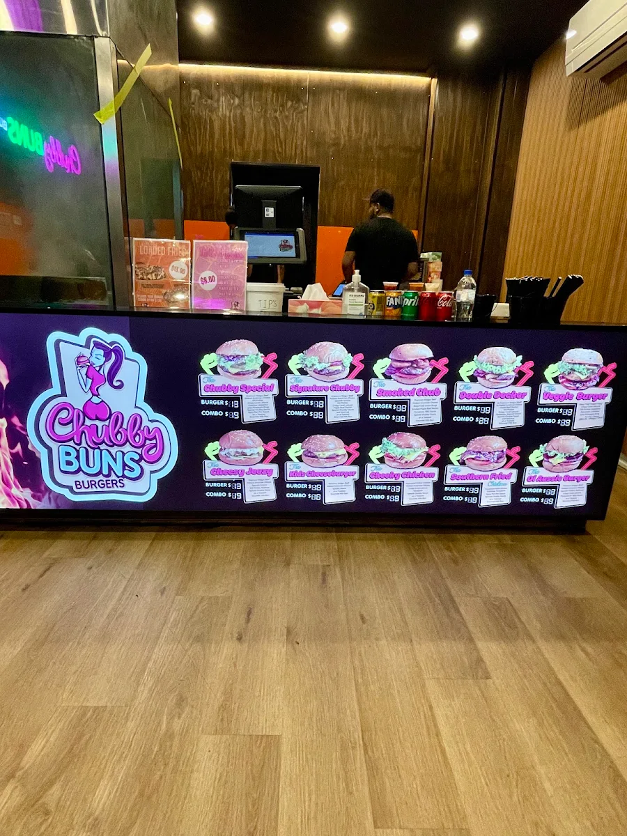 Menu, Chubby Buns Burgers Croydon Park
